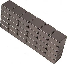 1/4" x 1/4" x 1/8" Blocks - Neodymium Rare Earth Magnet, Grade N48