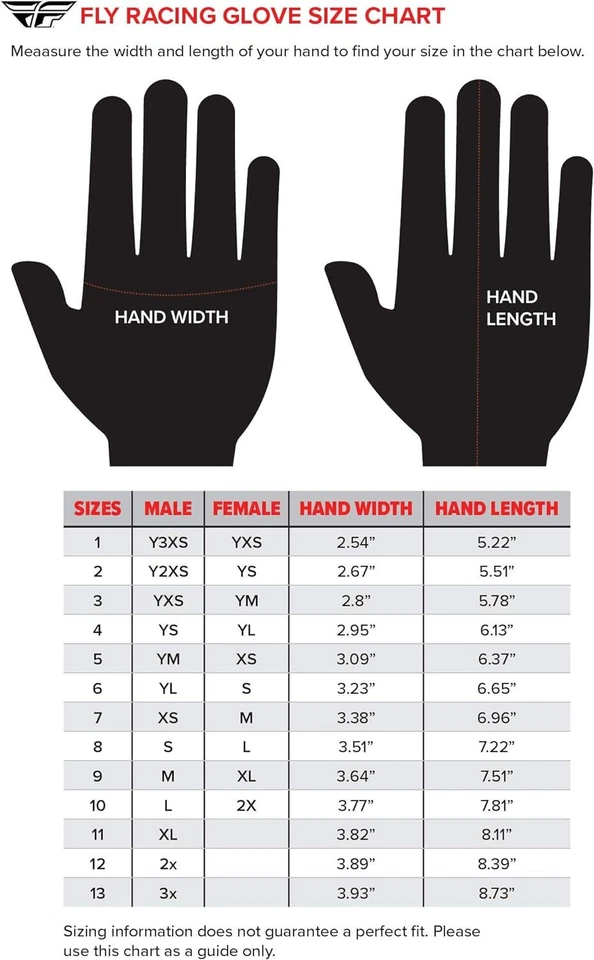 Guante todoterreno Fly Racing Pro Lite para hombre MX BMX MTB - ligero y transpirable Foto 4 de 4