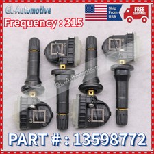 Tire Pressure Sensor 4PCS Fit For GM Chevrolet GMC Buick Cadillac 13598772 TPMS