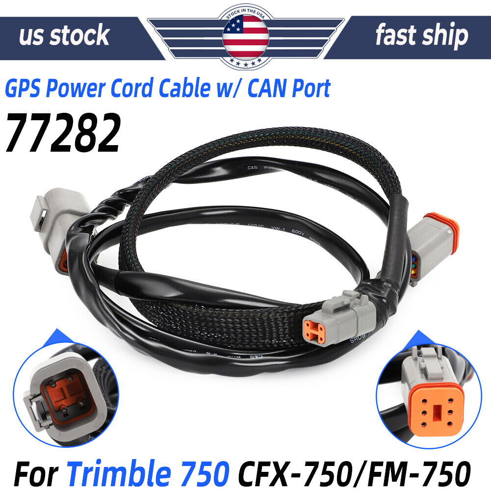 Repalcement For Trimble 750 CFX-750/FM-750 GPS Power Cord Cable w
