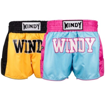 Windy Retro 2.0 Muay Thai Shorts Erwachsene Kickboxshorts K1 Trainingsshorts