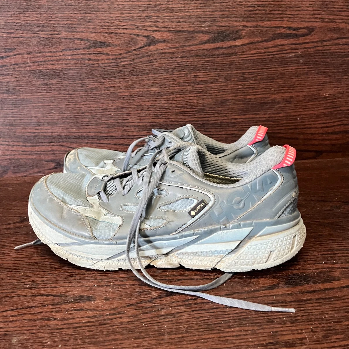 Hoka One One Clifton L GTX Waterproof Blue Gray Mens 10 Womens 11 Cushioned HOKA Clifton 10 Women main image 2