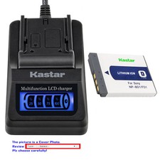 Kastar Battery LCD Quick Charger for Sony NP-BD1 D Type Battery BC-CSD Charger