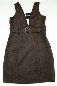 suede pinafore