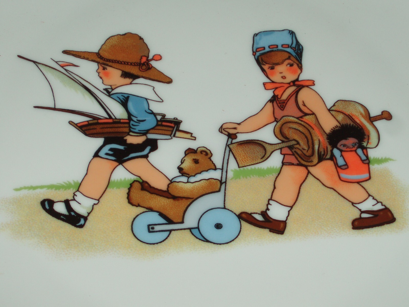 PIER ONE 3 Piece Child Dish Set MUG BOWL PLATE Made in Germany