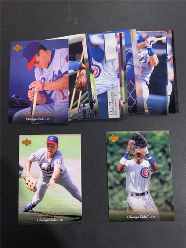 1995 Upper Deck Chicago Cubs Team Set 18 Cards With SP Update Redemption