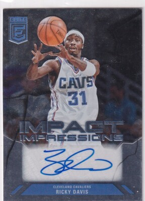 2023-24 Panini Donruss Elite NBA No. II-RDC Ricky Davis Auto Impact