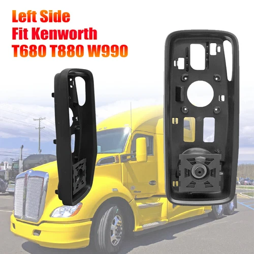1x Door Mirror Mounting Frame Driver Left Side LH Fit Kenworth T680 T880 W990