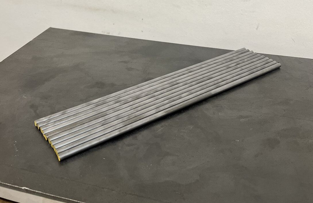 10 PCS – 1018 Cold Drawn Round Steel Bar – 1/4" x 12" – Low Carbon CRS Rods