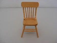 Dollhouse Light Wood Chairs. Concord Miniatures. NIB