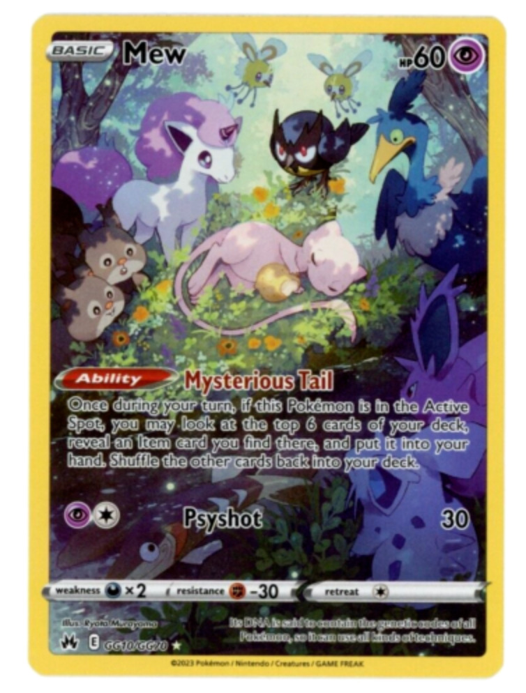 Carta Pokémon Mítico Mew Shiny Full Art Celebrações