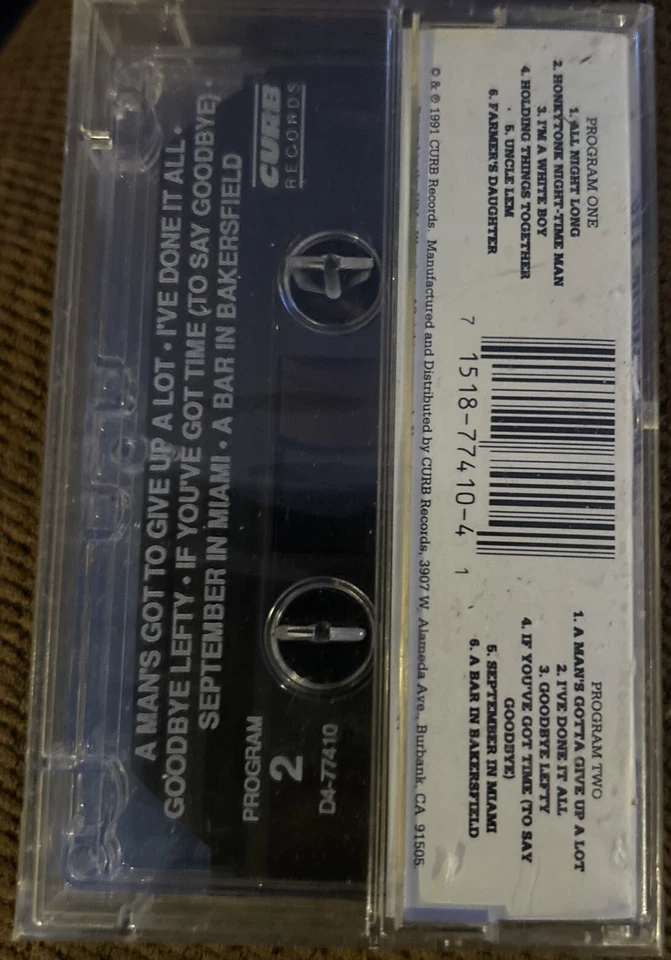 Merle Haggard - Cassette Tape ~ ALL NIGHT LONG - New Sealed - Image 2 of 2