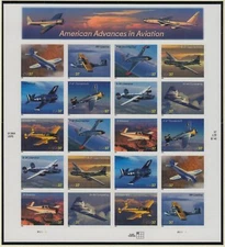 2005 Advances in Aviation airplanes Sc 3925a MNH full 37c pane of 20 aircraft