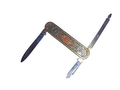 Couverts Colin Cowie – 4 Cuillères à Soupe & 9 Couteaux – Inox, Motif Alethea (Occasion)