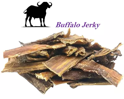 T.FORREST Buffalo Jerky Dog Treat Chew Reward 100% Natural & Nutritious Rich in Omega 3