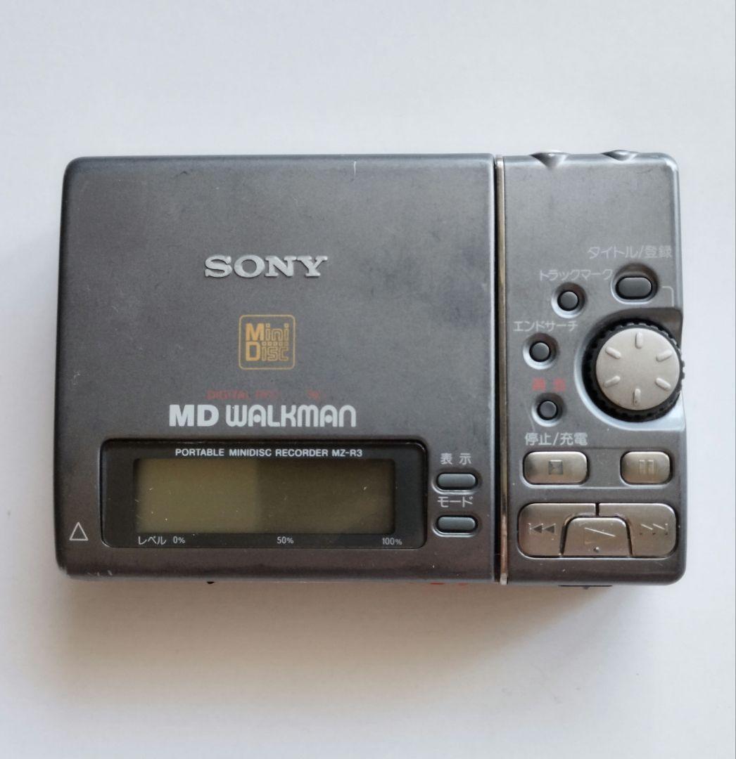 MDウォークマン SONY MZ-R3  RECORDINGWALKMAN Sony MD Walkman MZ-R3 Portable Minidisc Recorder + Minidisc