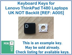 Tastatur Ersatz Tasten für Lenovo ThinkPad T480 Laptops UK Layout NICHT Hintergrundbeleuchtung