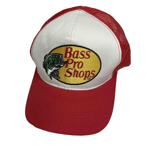 Bass Pro Shops Hat Embroidered Logo Mesh Fishing Hunting Trucker