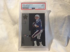 '07 LEAF R & S TOM BRADY 'LONGEVITY' PSA 9 MINT, CENTERED. AN '8' REALLY, PSA!