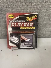 New Meguiars Smooth Surface Replacement Clay Bar 3 Bar Multi Pack W Storage