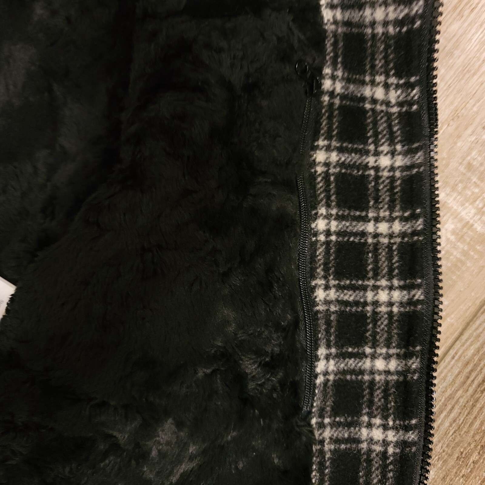 WOOLRICH Womens Size Small Buffalo Plaid Wool Sherpa Lined Vest Gilet Checks image 5