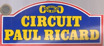 STICKER AUTOCOLLANT - Circuit Paul Ricard - France au choix noir ou