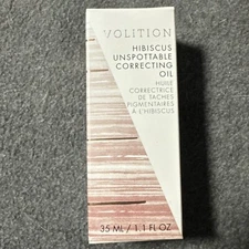 Volition Hibiscus Unspottable Correcting Oil 1.1 fl oz NIB