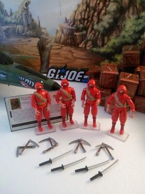Comic Pack Excl:(4) 2005 Cobra Ninja Warrior: RED NINJA VIPER (v2):100% CMP