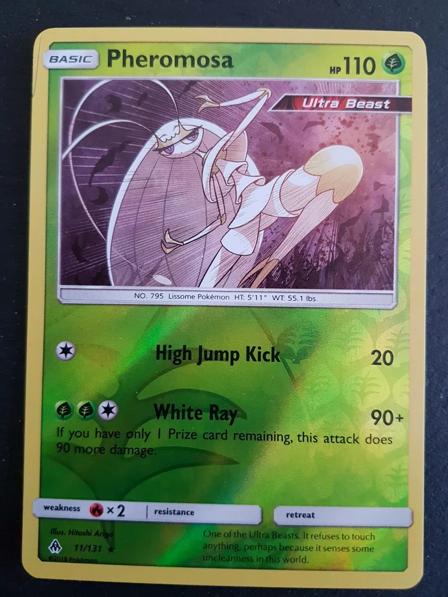 Pokemon SM Forbidden Light Card: Ultra Beast - Pheromosa - 11/131 - Ra -  Recaptured LTD