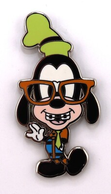 Disney Nerd s Rock Goofy Metal & Enamel Pin