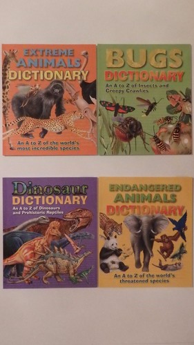 A-Z Dictionary of Extreme Animals, Bugs, Dinosaur or Endangered (Choice of 4) - 第 1/59 張圖片