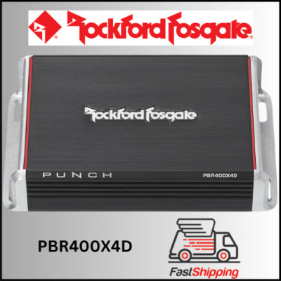 PBR400X4D PUNCH ROCKFORD FOSGATE 400 Watt Full-Range 4-Channel Amplifier