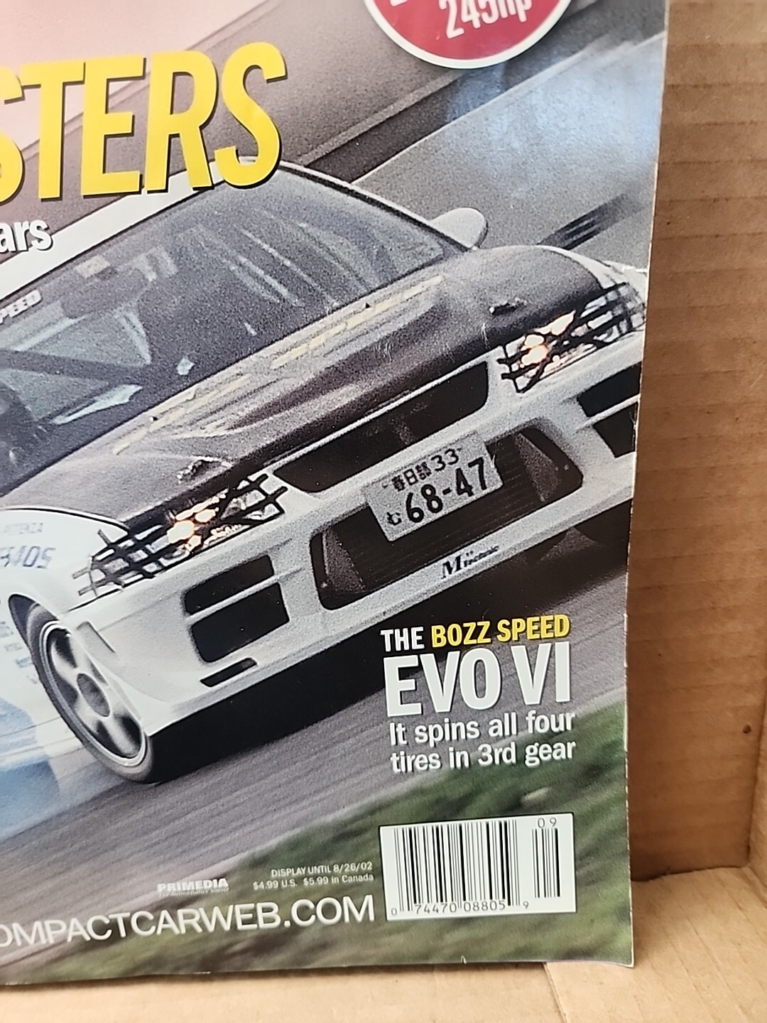 Sport Compact Car Magazine September 2002 Honda Accord Civic WRX EVO eBay