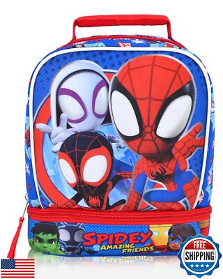 Fast Forward Marvel Spidey and His Amazing Friends Lunch Box for Kids | Insul