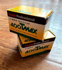 2 Packs KODAK 400 TMAX Black  White Negative Film Exp. 12/2008 Unopened