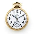 1938 Ball 10k GF 16s 21j Railroad-Grade 999P Model 1 49mm Pocket Watch #WB5769-3 — photo 1