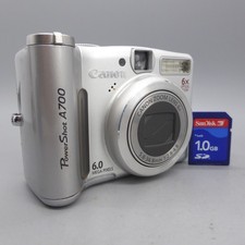 Canon Digital Camera PowerShot A700 6.0MP Silver Tested