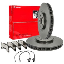 BREMBO Bremsscheiben 360mm Bremsbeläge WAKO Satz Vorne für PORSCHE MACAN 95B