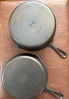 Griswold Cast Iron #80 Small Logo Double Skillet (Restored)
