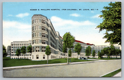 Postcard Homer G Phillips Hospital St Louis Missouri 