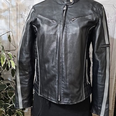 Xelement NWOT Advanced Motocycle Gear Black/ Gray Women's Jacket With Zip Out