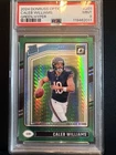 2024 PANINI DONRUSS OPTIC GREEN HYPER #201 CALEB WILLIAMS PSA 9 MINT