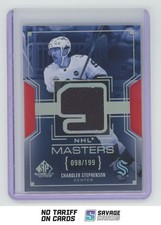 2025-26 SP Game Used NHL Masters Jersey Chandler Stephenson /199 #NM-24 Seattle