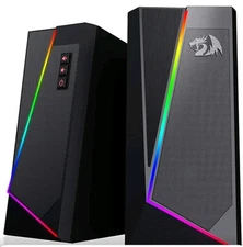 Redragon GS520 RGB Desktop Speaker 2.0 PC Stereo Speaker With 6 Color Led Light