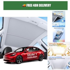 Tesla Model Y Sunshade Roof 2020-2024 Gray 2PCS Graphene UPF 50 