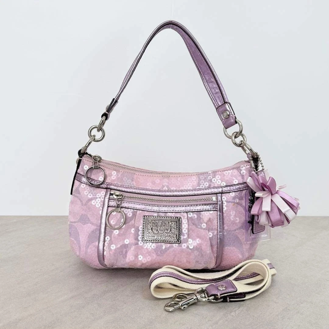 Purple Poppy Coach Purse for sale | eBay