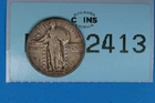 1928 25C STANDING LIBERTY SILVER QUARTER EARLY US TYPE COIN RAW-2413