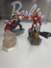 Disney Infinity Marvel 2.0 Lot Thor, Iron Man, Rocket Raccoon , Spider-man Cryta
