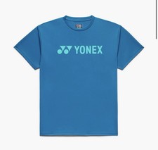 YONEX Men's Badminton T-Shirts Sports Training Tee Top Teal Blue YM0046 Size XL