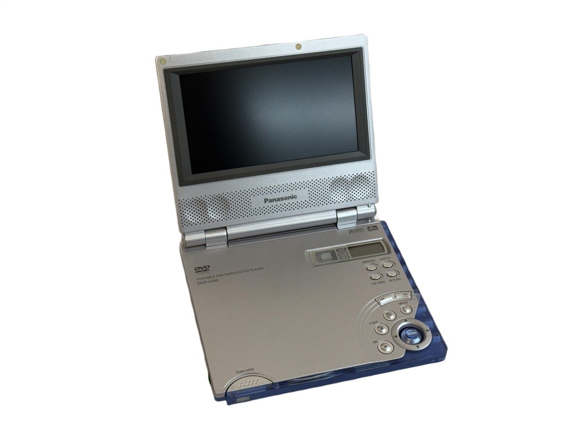 Panasonic DVD-LV60 Portable DVD Player w/ Charger & Remote (Region